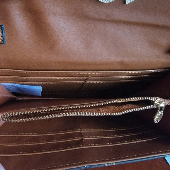 NWT Valentino Orlandi Brown Gold Vegan Leather Crossbody Bag Purse - Picture 11 of 15